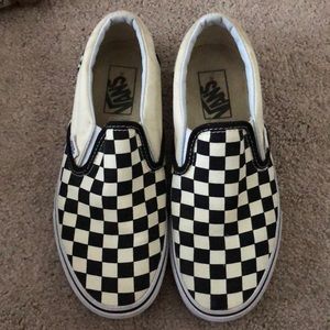 Checkered Vans
